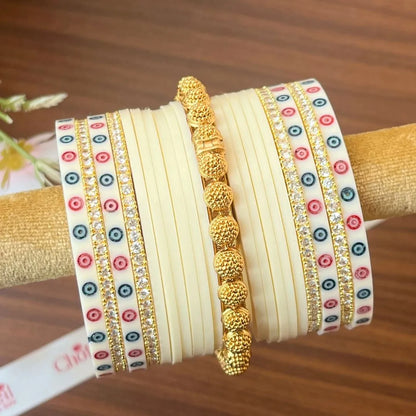 Luxury Ivory Chooda for Traditional Bridal Rituals