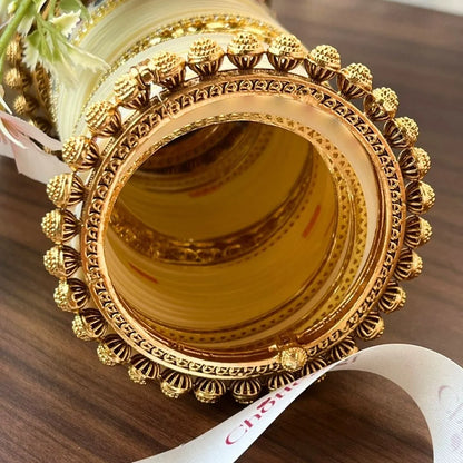 Traditional Ivory Chooda for Regal Wedding Look