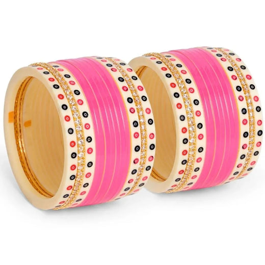 Semi Pearl Classic Baby Pink Chooda - Ships Immediately