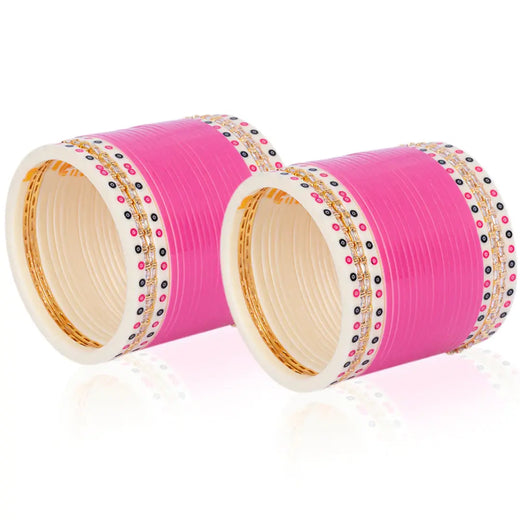 light pink bridal chura