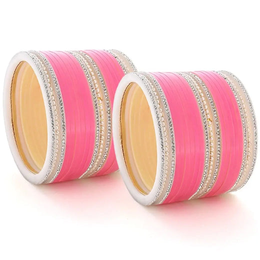 pink bridal chura