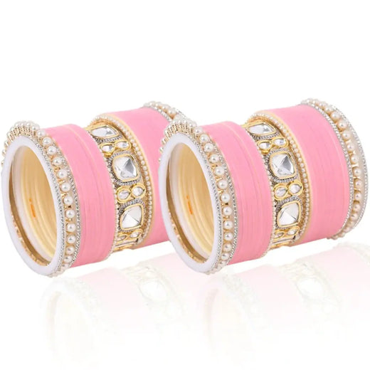 pink bridal chura