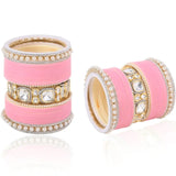 Pink Hand Finish Designer Wedding Chooda for Bride