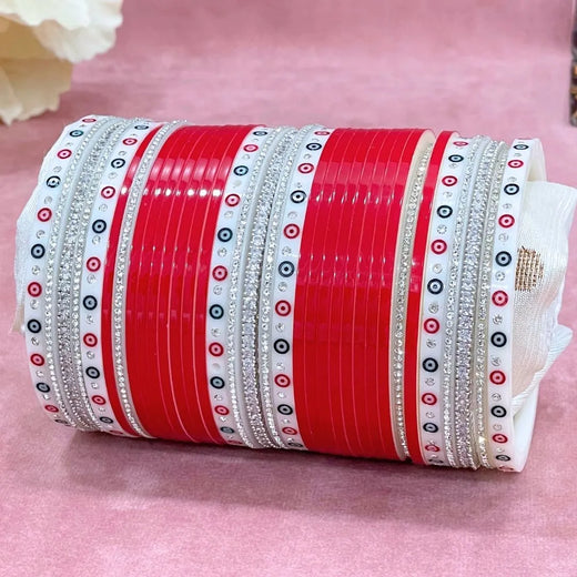 red punjabi chura