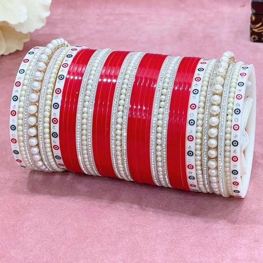 red punjabi chura