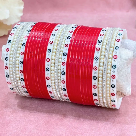 red punjabi chura