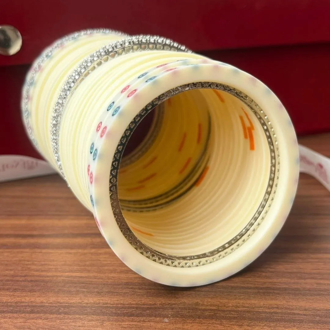 Luxury Ivory Bridal Chooda with Traditional