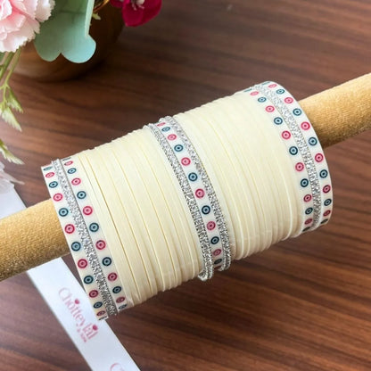 Luxury Ivory Bridal Chooda with Traditional