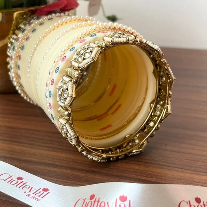 Classic Ivory Bridal Bangles for Memorable Moments