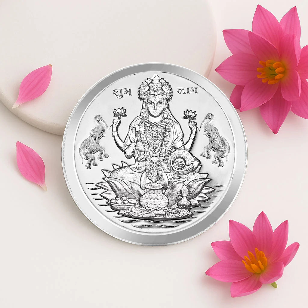 Lakshmi Ji Silver Coin Gifts