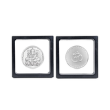 999 Silver 5 gram Coin with customised box | silver coin with laxmi | silver coin laxmi ganesh