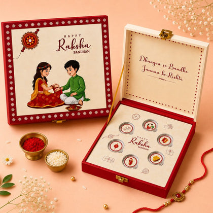 Festive Bond Rakhi Celebration Gift – UV Printed 15g Silver Coin