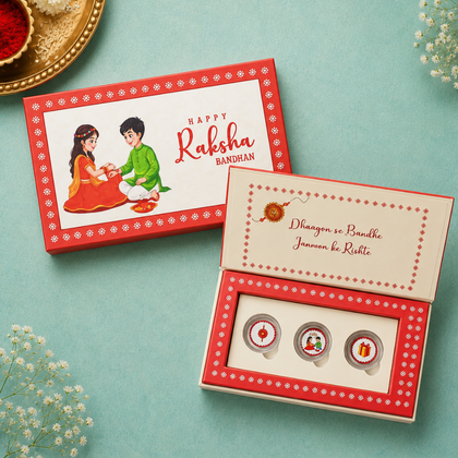 Box of Blessings Rakhi Gift – 3g Silver Coin