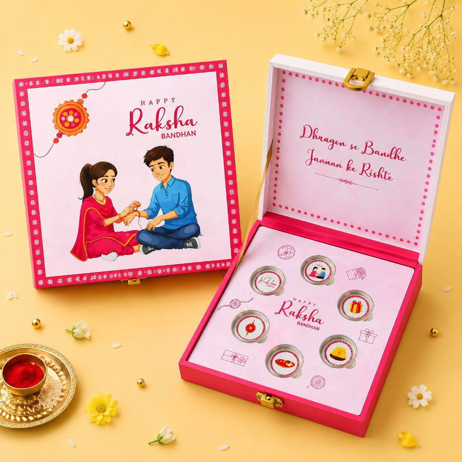 Grand Rakhi Celebration Gift – UV Printed 15g Silver Coin