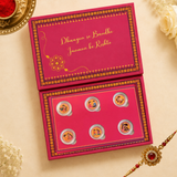 Dil Ka Rishta Rakhi Gift - Set of 6 Coins