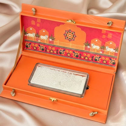 Banyan Tree, Bar shape, 1kg, 999 Pure Silver Coin