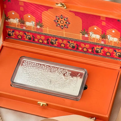 Banyan Tree, Bar shape, 1kg, 999 Pure Silver Coin