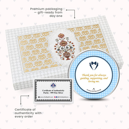 Chotteylal Legacy Customised Happy Father's Day 20g Silver Coin
