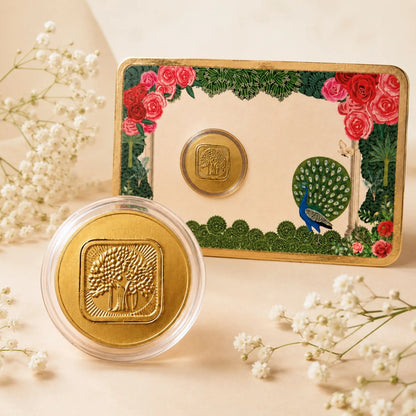 25mg Gold Banyan Tree Card