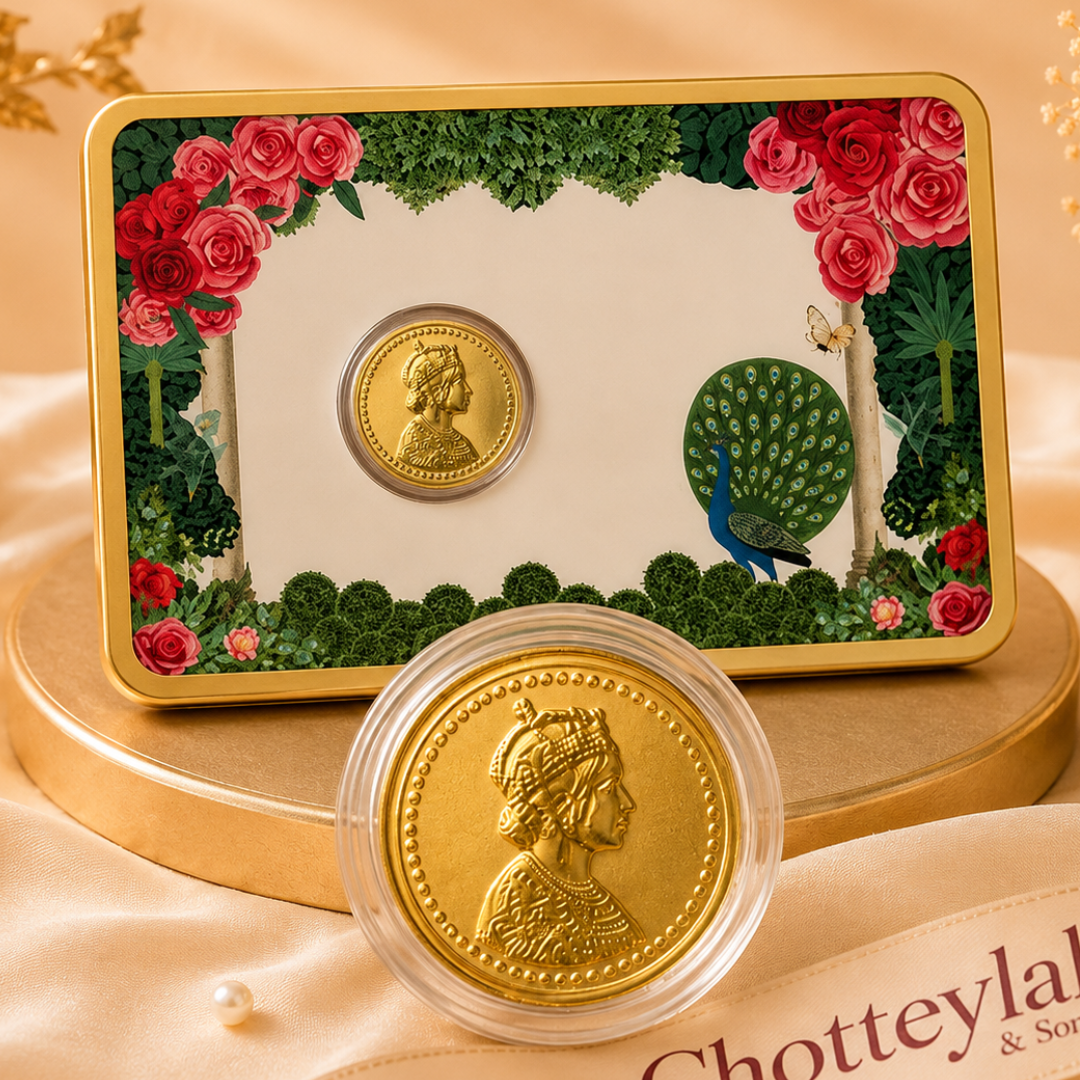 100mg Gold Queen Card – Royal Elegance Premium Gift Box