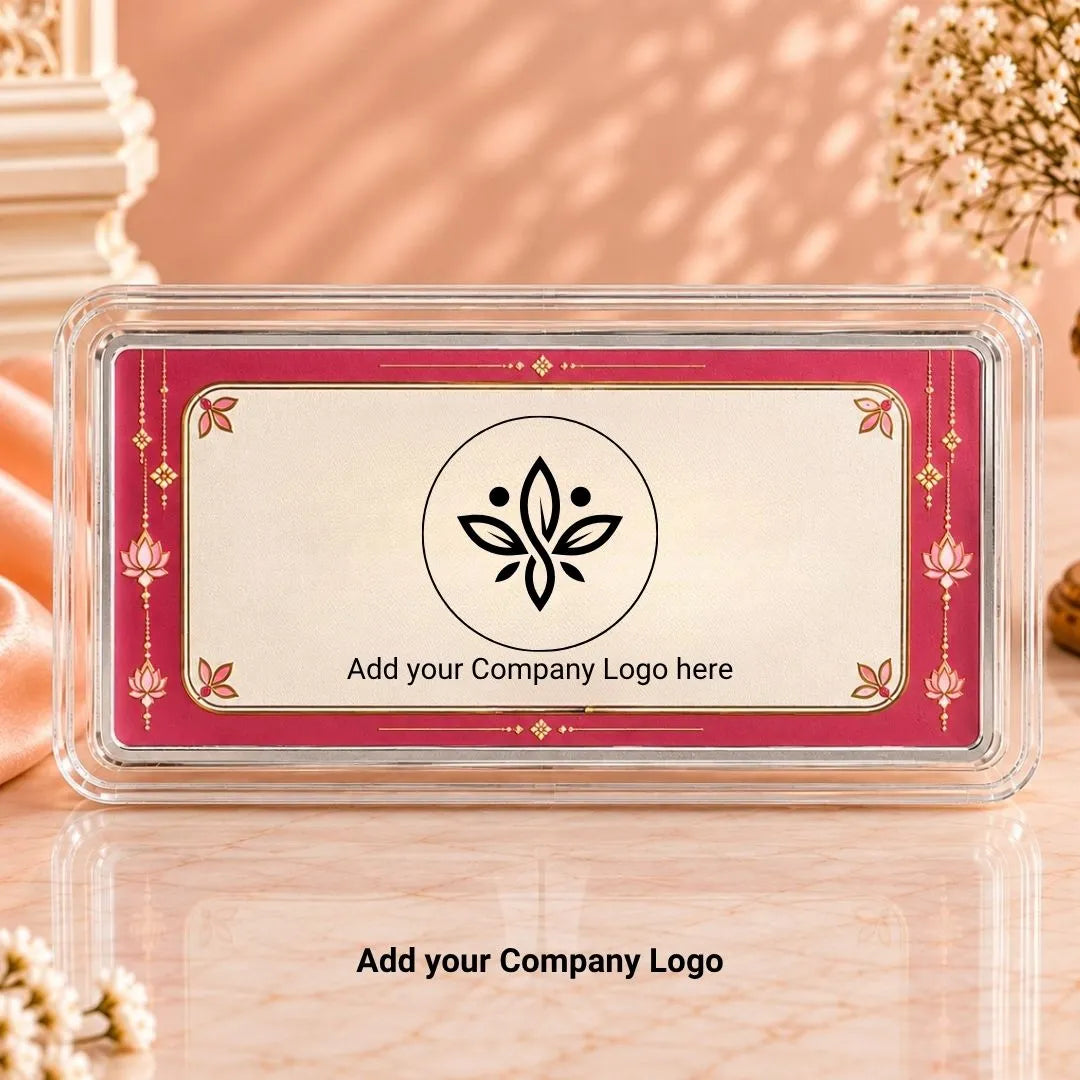 Leaf in Hand 500g Premium Banyan Tree Silver Bar with Elegant Gift Box