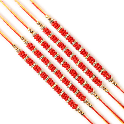 Handcrafted Men's Rakhi Set of 5