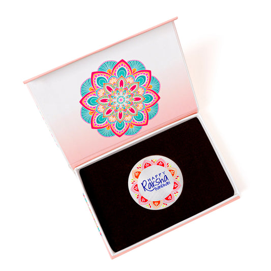 CHOTTEY LAL AND SONS Pure 999 Silver ACPL Rakhi Coin For Gifting Raksha Bandhan Coin Best Wishes  10 Grams