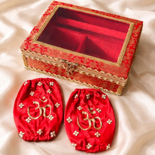 Premium Chooda Box & Cover Combo Set for Bridal Ceremonies