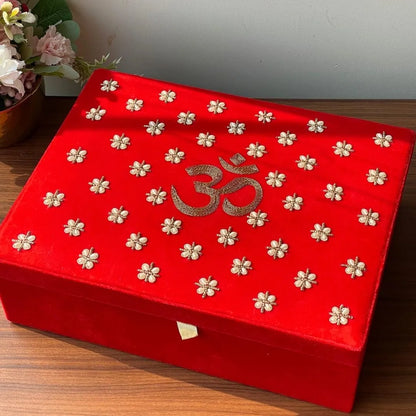 Premium Om Chooda Cover and Box Set for Wedding Ceremonies