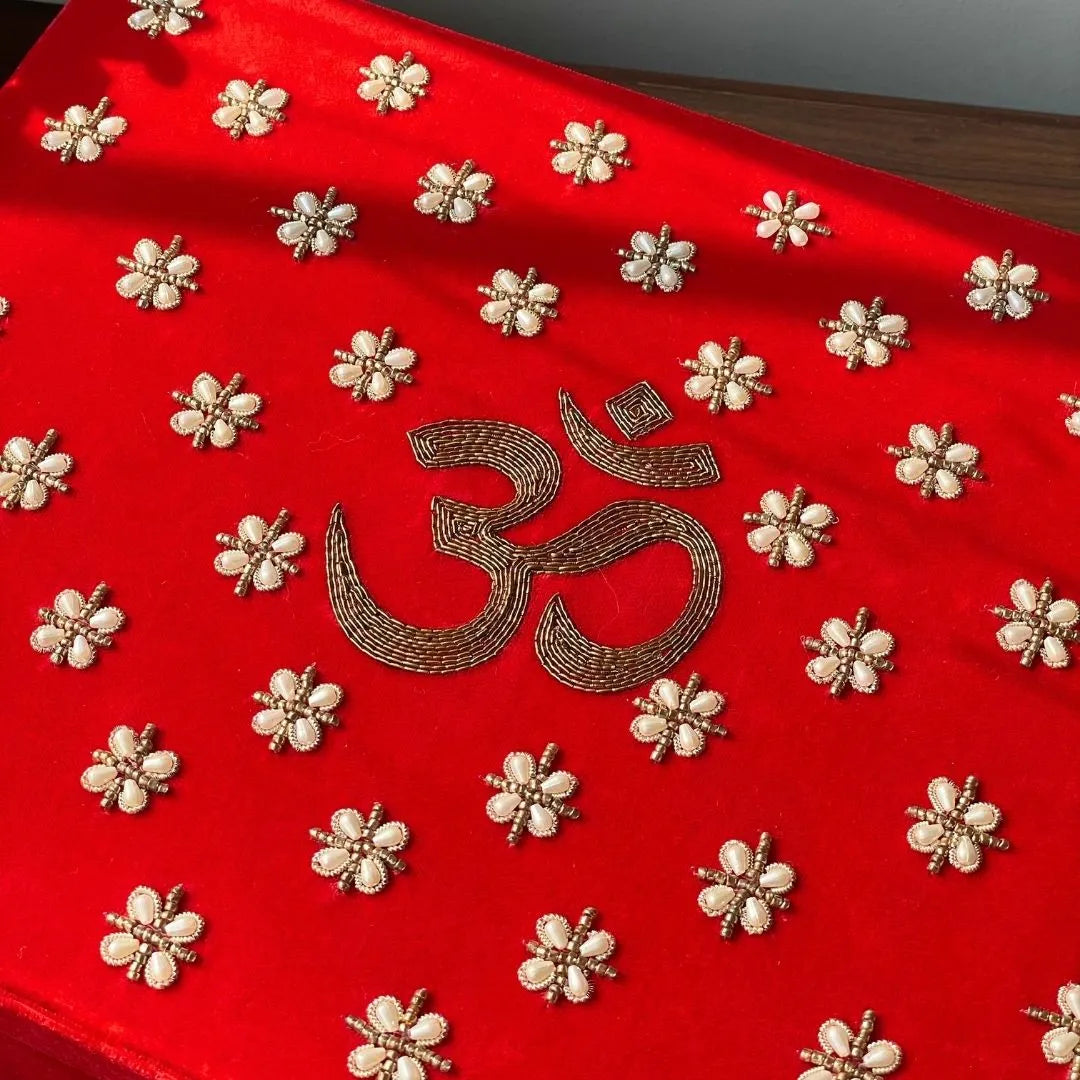 Premium Om Chooda Cover and Box Set for Wedding Ceremonies