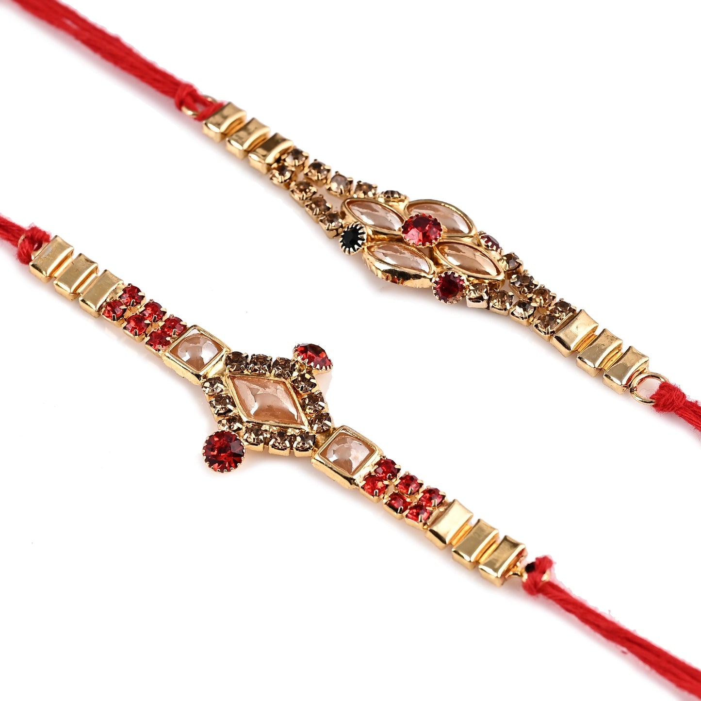 Men's Rakhi -Stone Work Set of 2