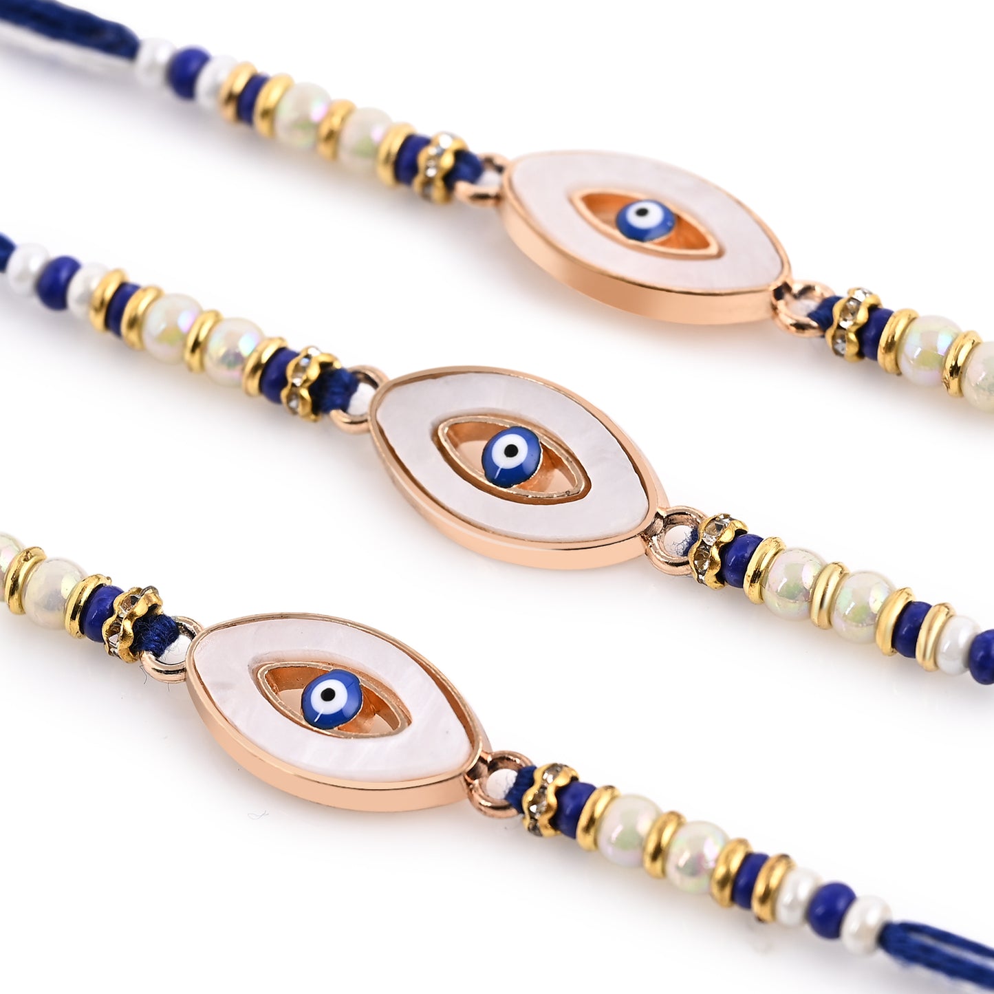 Men's Rakhi - Nice Evil Eye Design - Set of 3