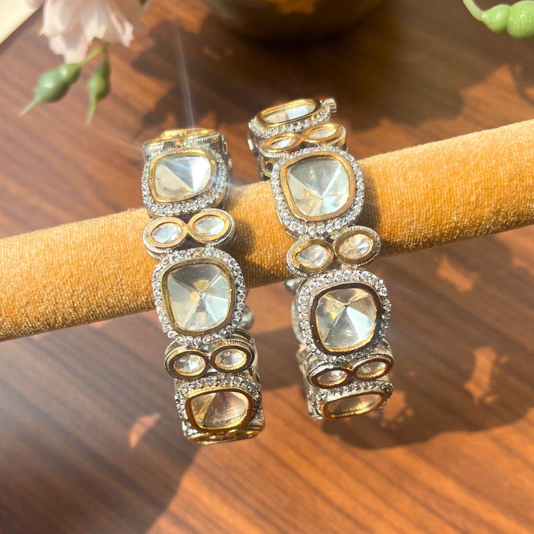 Maharani Polki Statement Kada Bangles