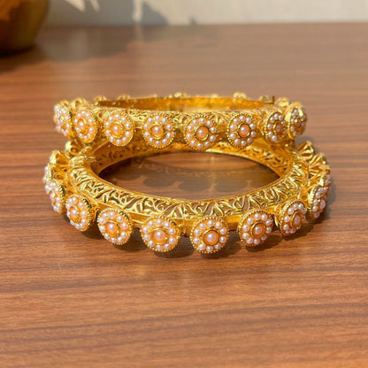 Mogra Patcheli Kada Bangles