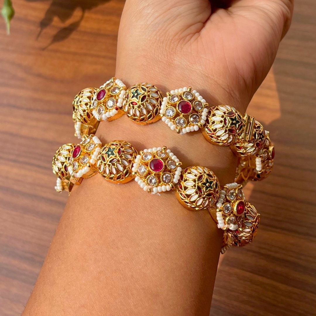 Meena Cluster Kada Bangles
