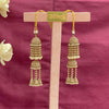 Dull Gold Oxidised Tassel Ends Bridal Kaleera