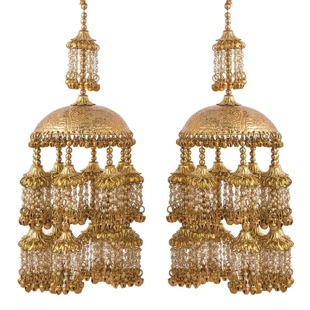 Golden Antique Style Bridal Kaleera