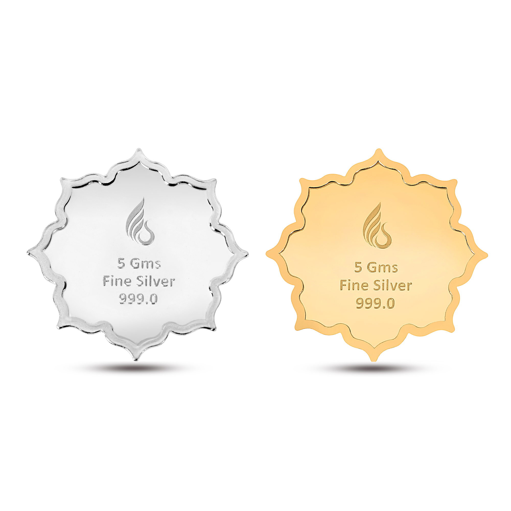 999 Lotus Design Finer Silver Coin | 10 gm silver