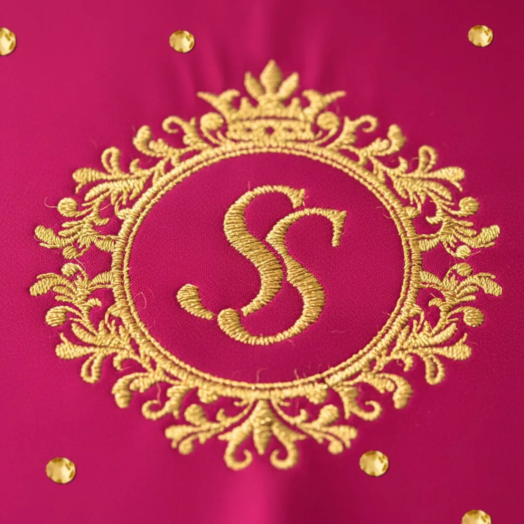 Dark Pink Mehndi Mat Customizable With Logo