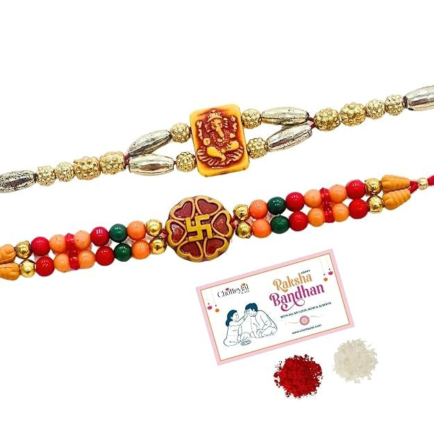 Siddhivinayak Rakhi Set Of 2
