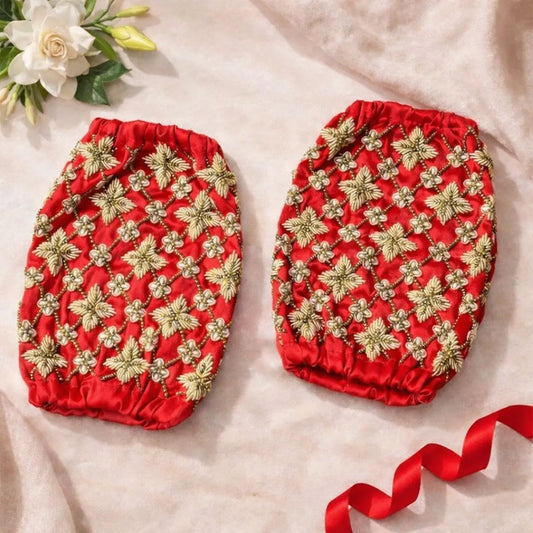 Red Chooda Cover for Elegant and Traditional Weddings