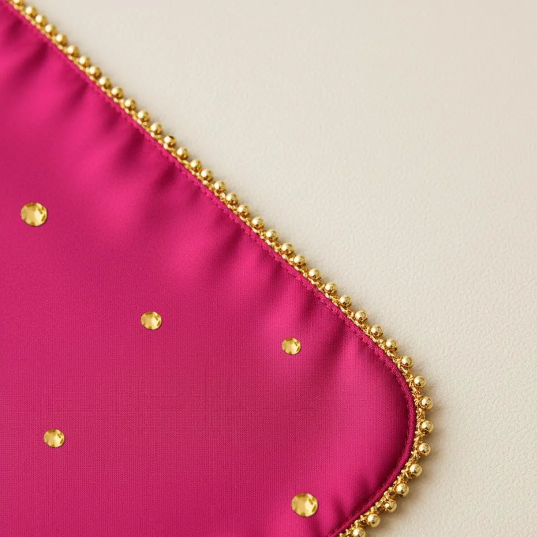 Dark Pink Mehendi Mat