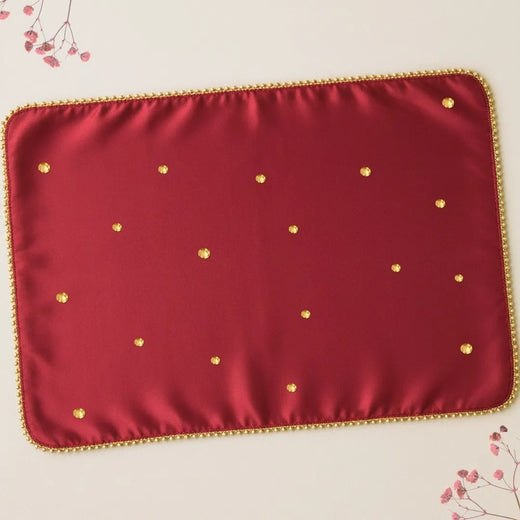 Red Mehendi Mat