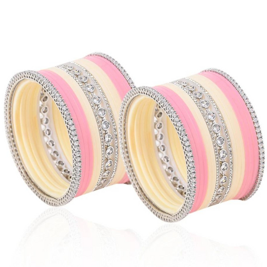 pink  bridal chura