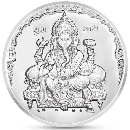 999 Ganesh Ji Silver Coin