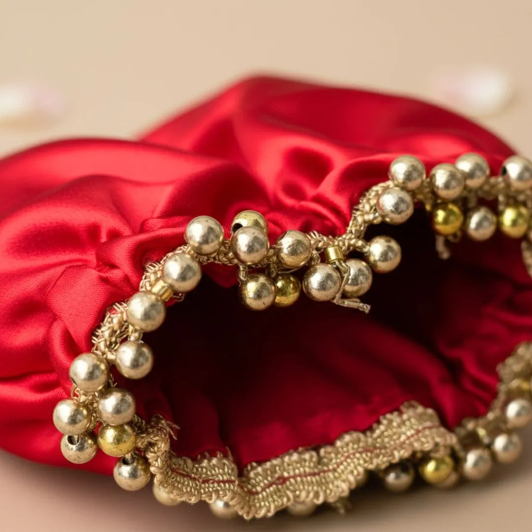 Gaana With Red & Ivory Premium Traditional Gaana Cover