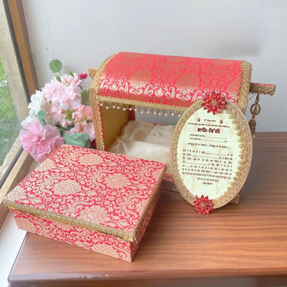 Premium Musical Sahe Chitthi / Punjabi Lagan Patrika for Weddings