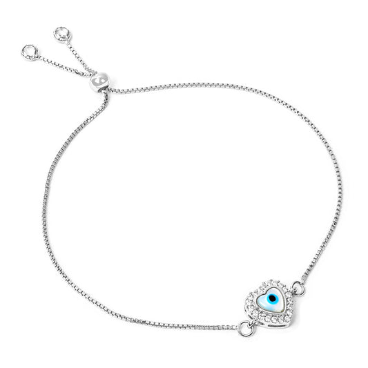 The fearless heart silver bracelet