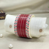 Pure Pearl Subtle Red Bridal Chooda