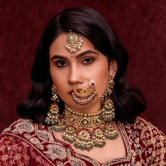 Luxe Choker Set - 22K Gold Plated, 92.5 Silver